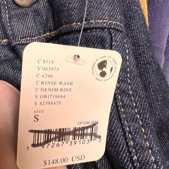 Free People Denim Car Coat - Picture 6 of 9